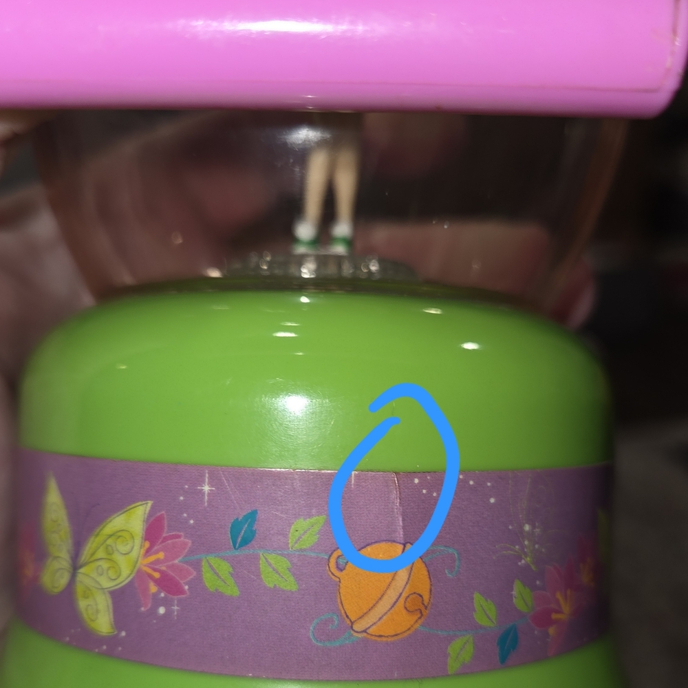Disney Tinker Bell Glow Light Up Lantern Toy Gift 8" SEE DESCRIPTION - Picture 6 of 8